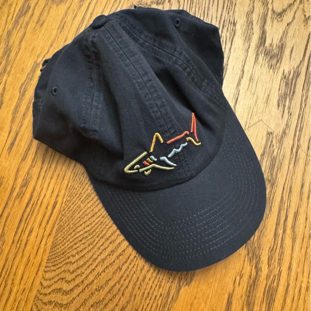 Vintage Greg Norman shark attack Cap with Colorful Shark Embroidery baseball hat